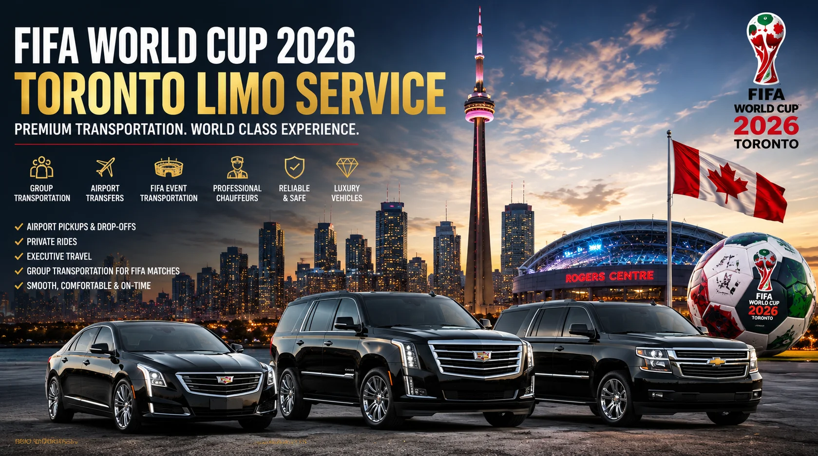 FIFA World Cup Transportation 9 Toronto Limo Service